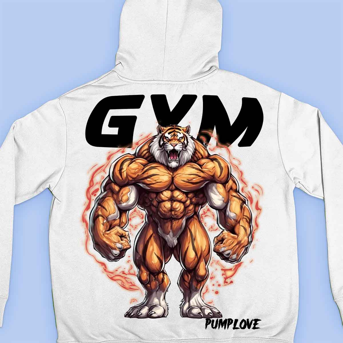 Gym Tiger - Moletom Premium Unissex Backprint