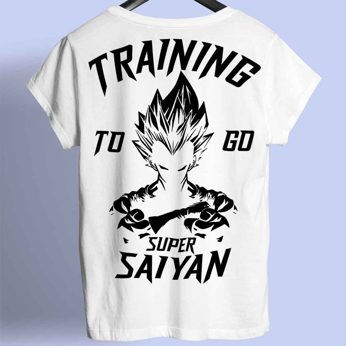 Super Saiyan - Camiseta Premium Unissex Backprint