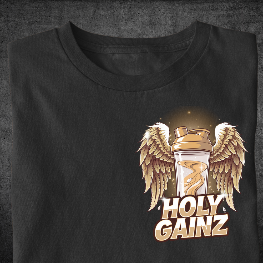 Holy Gainz - Premium Shirt Unisex Frontprint