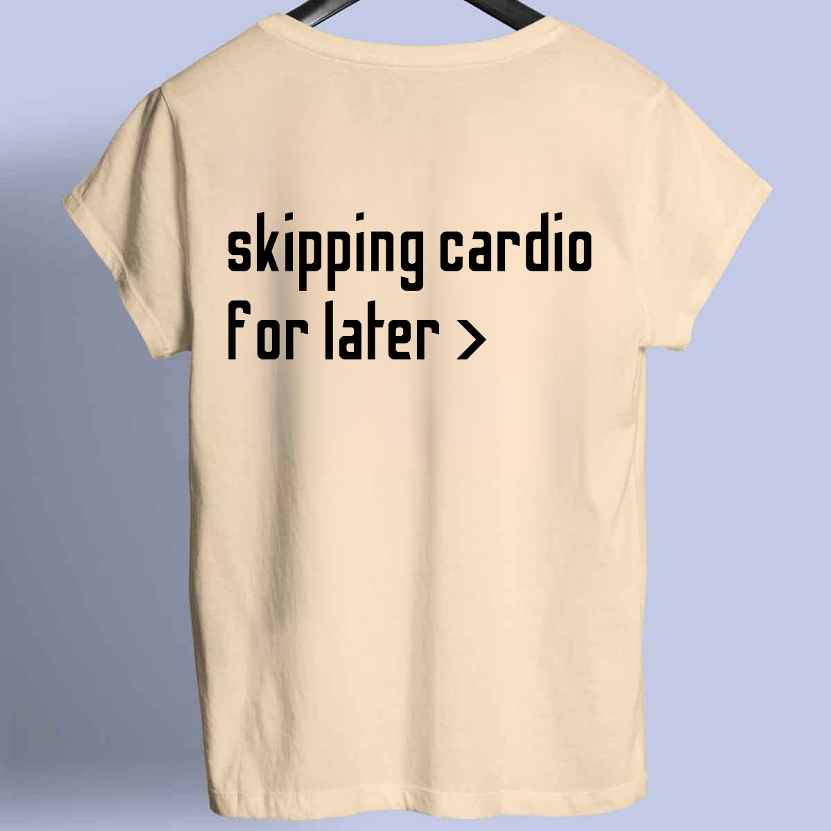 Skipping Cardio - Premium Shirt Unisex Frontprint