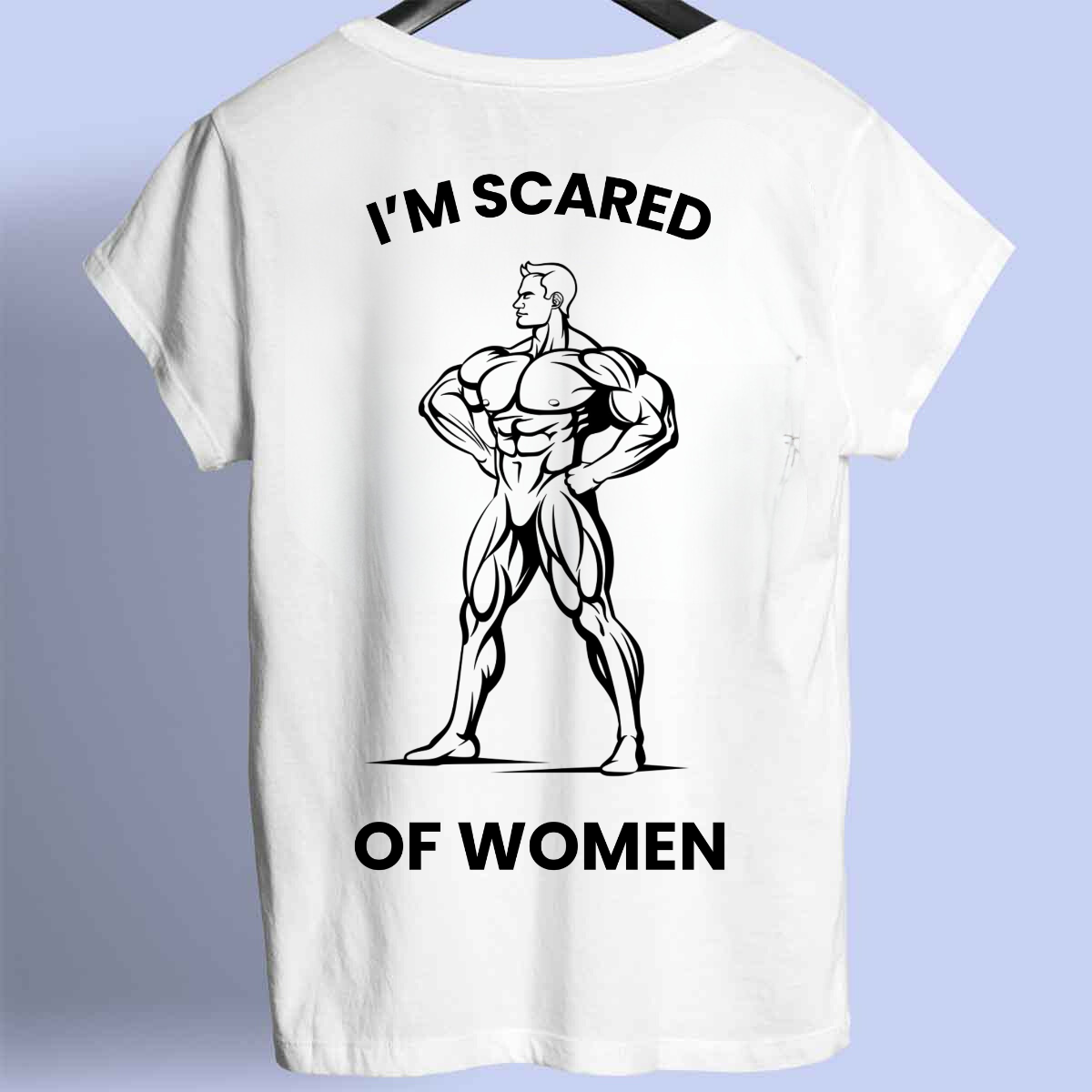 Scared - Premium Shirt Unisex Frontprint