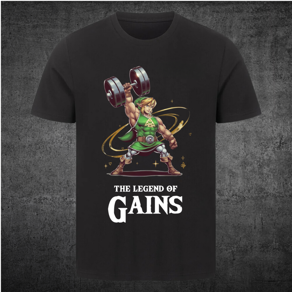 Legend Of Gainz - Premium Shirt Unisex Frontprint