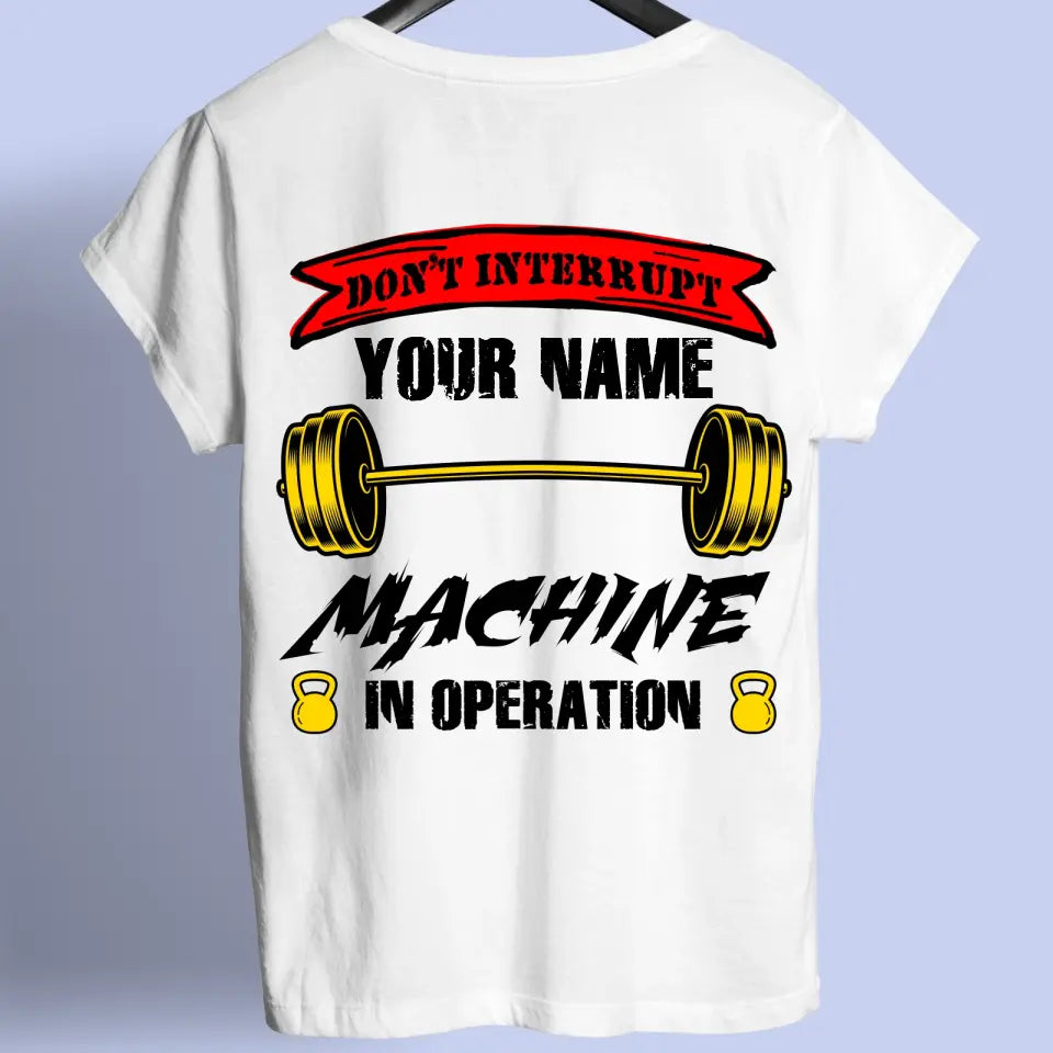 Não interrompa - Camiseta personalizada