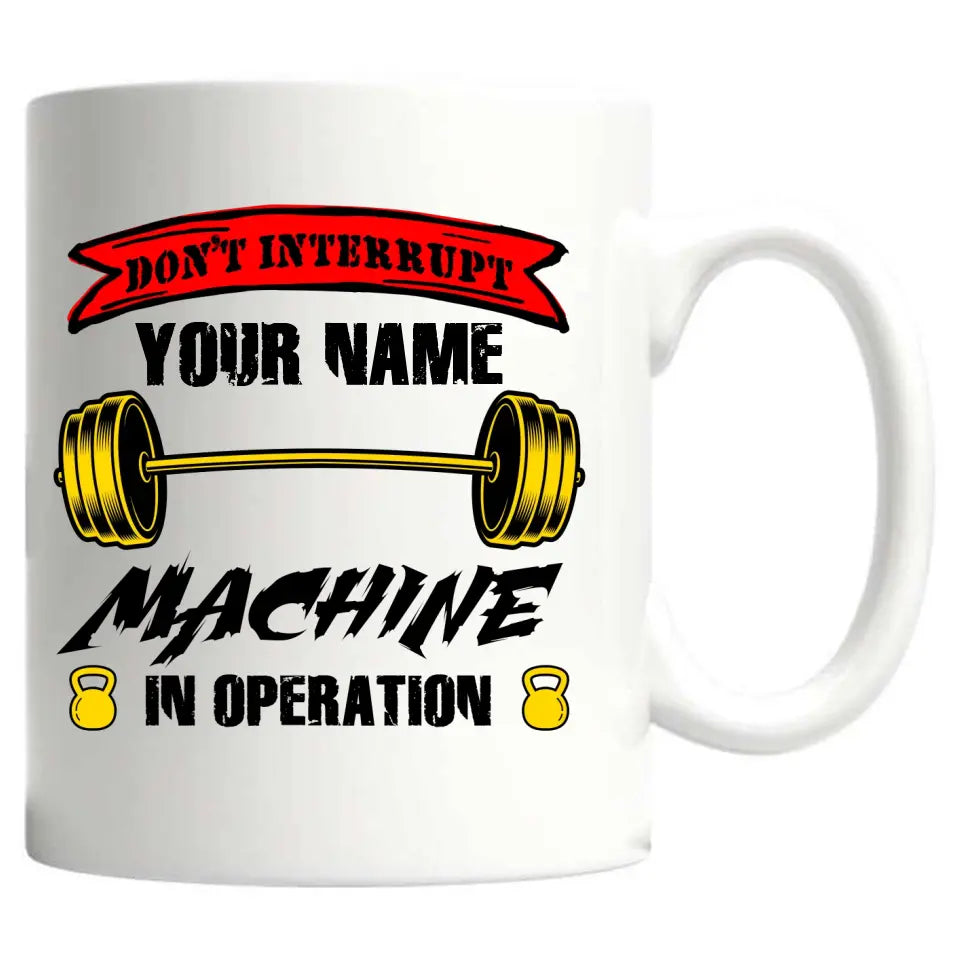 Não Interrompa - Caneca Personalizada