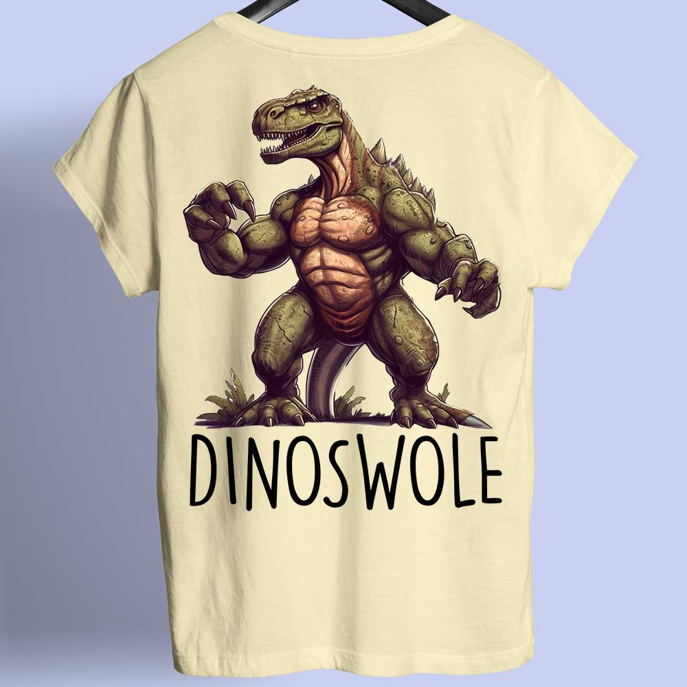 Dinoswole - Camiseta estampada nas costas