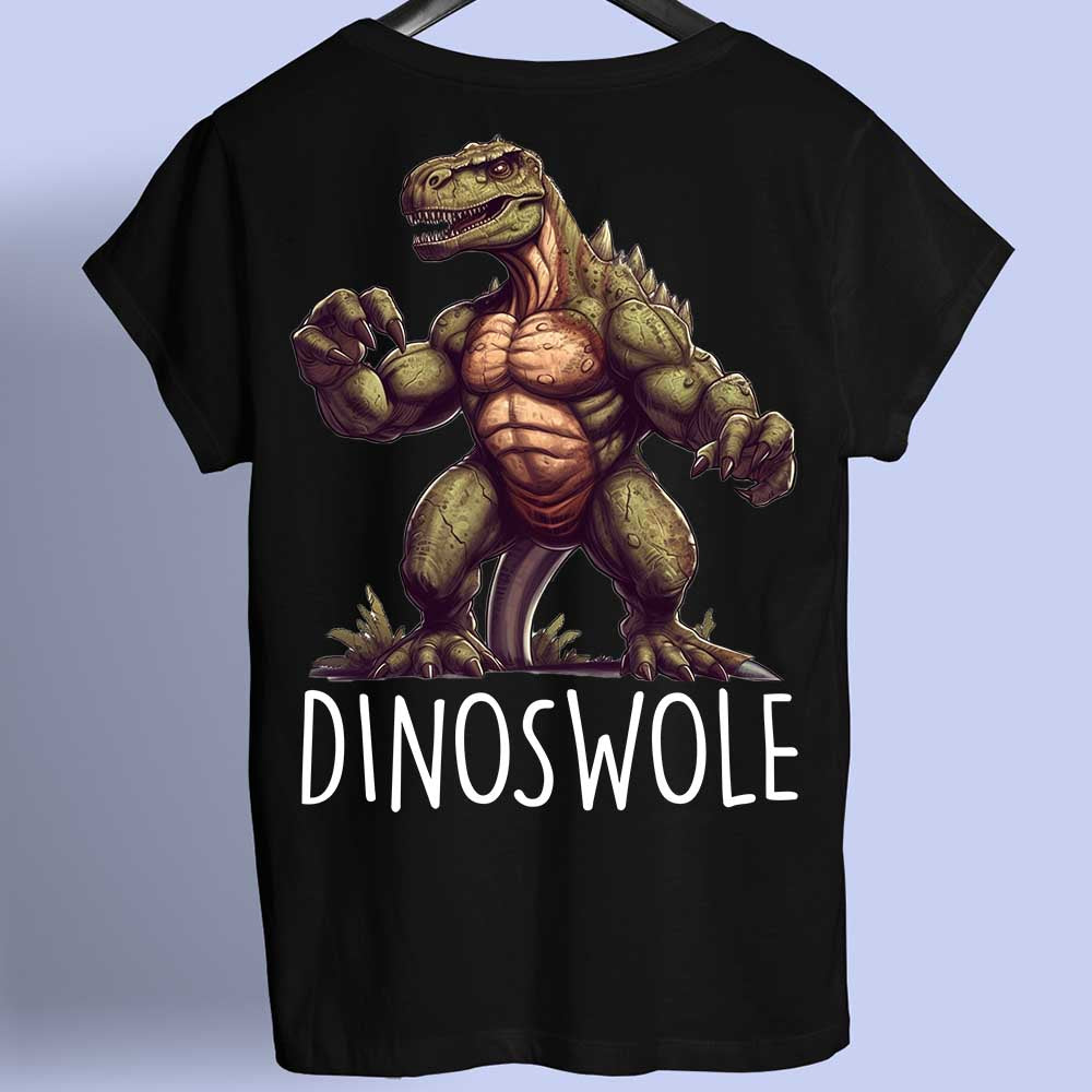 Dinoswole - Camiseta estampada nas costas