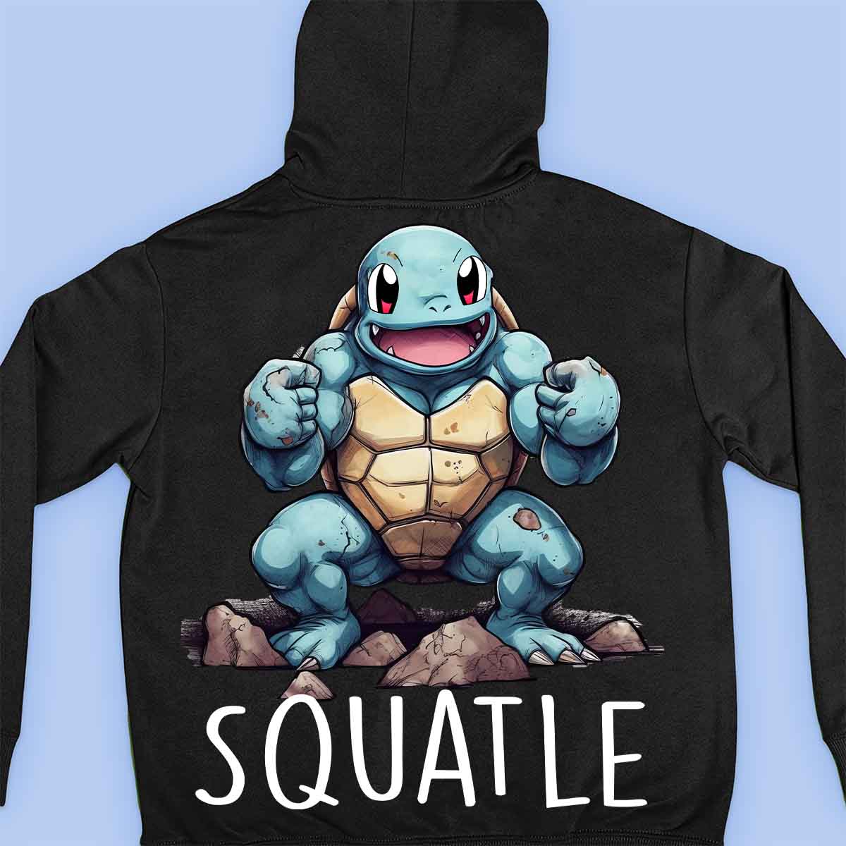 Squatle - Premium Hoodie Unisex Backprint