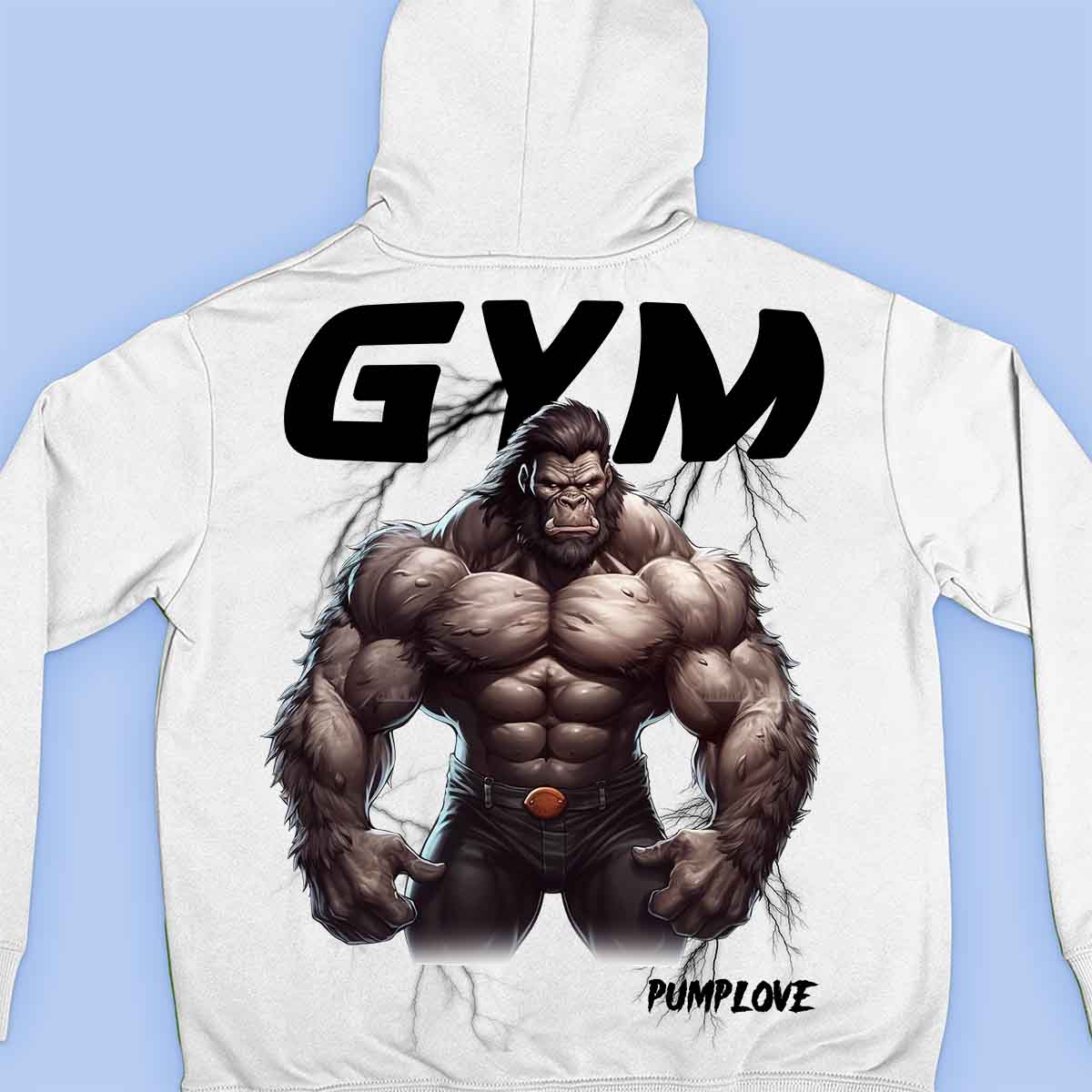 Gym Gorilla - Moletom Premium Unissex Backprint