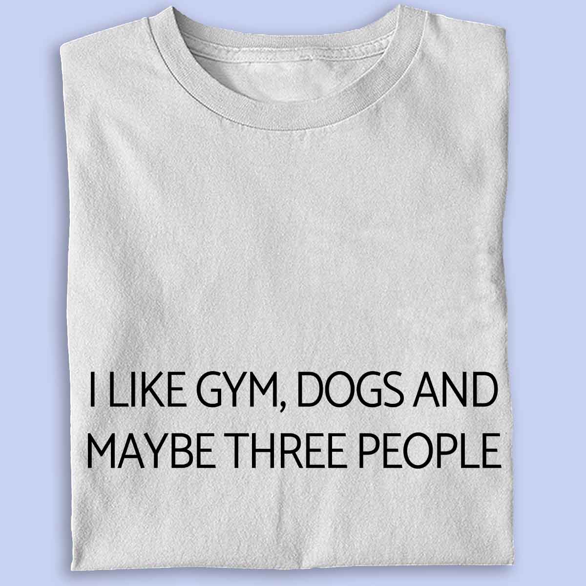 Gym and Dogs - Camisa Premium Unissex