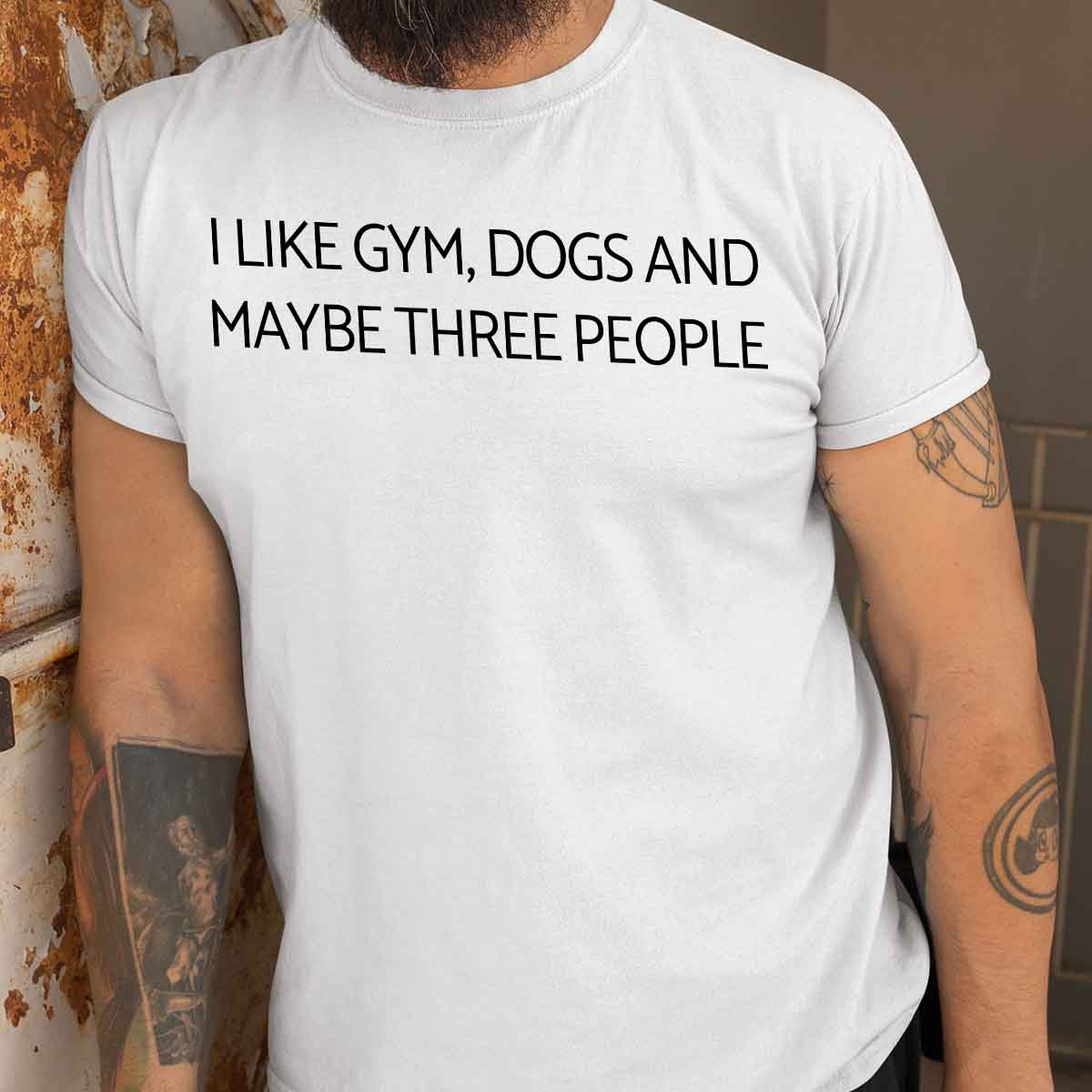 Gym and Dogs - Camisa Premium Unissex