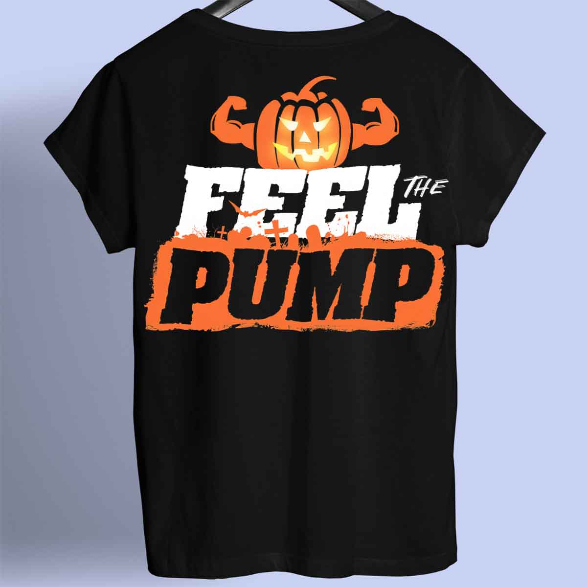 Feel the Pump - Camiseta Premium Unissex Backprint