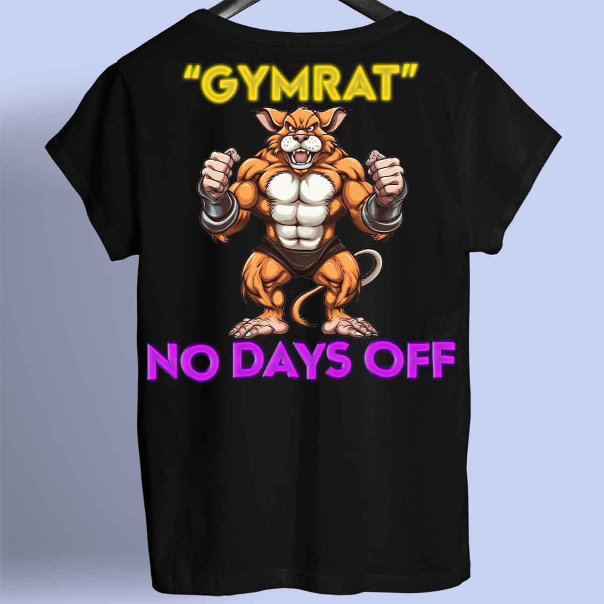 No Days Off - Camisa Premium Unissex Backprint