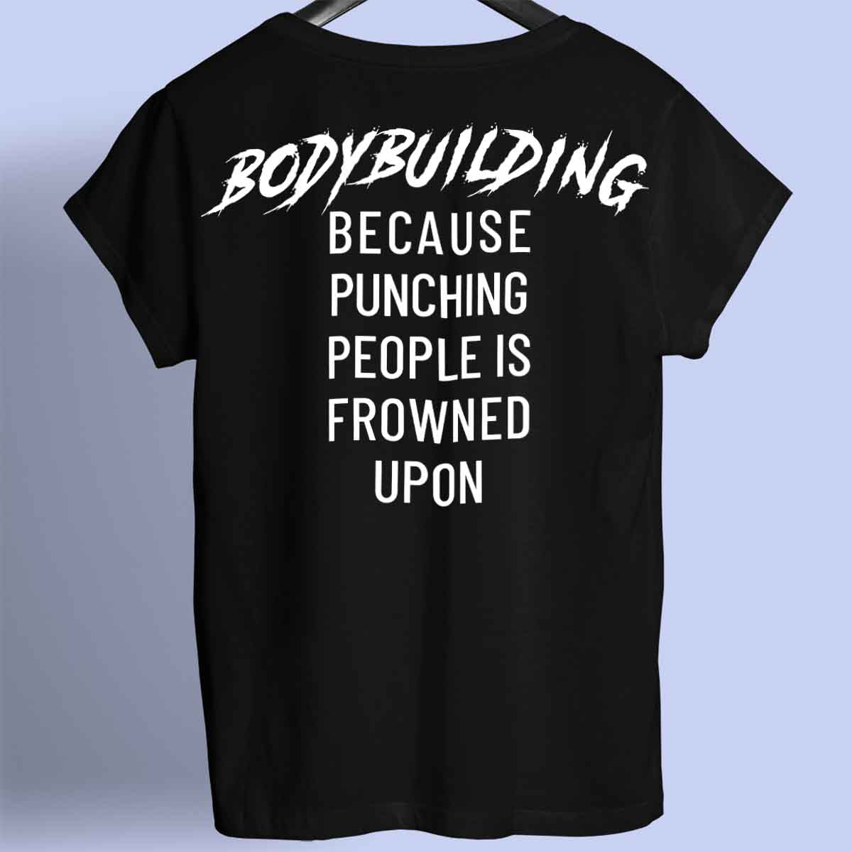 Punching - Camiseta Premium Unissex Backprint