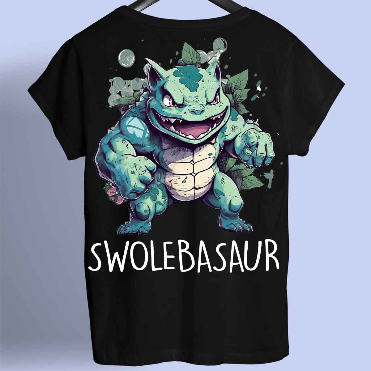 Swolebasaur - Camiseta Premium Unissex Backprint