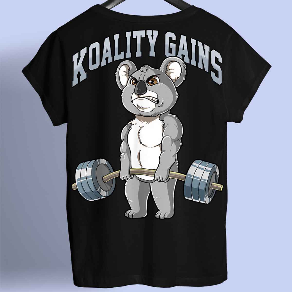 Koality Gains - Camisa Premium Unissex Backprint