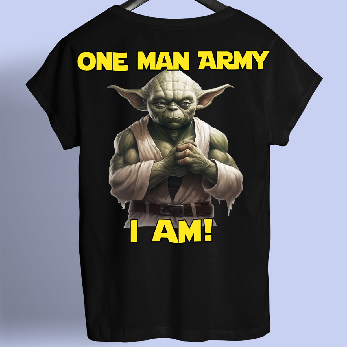 One Man Army - Camisa Premium Unissex Backprint