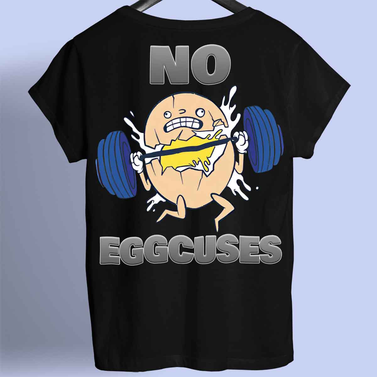 Eggcuses - Camiseta Premium Unissex Backprint