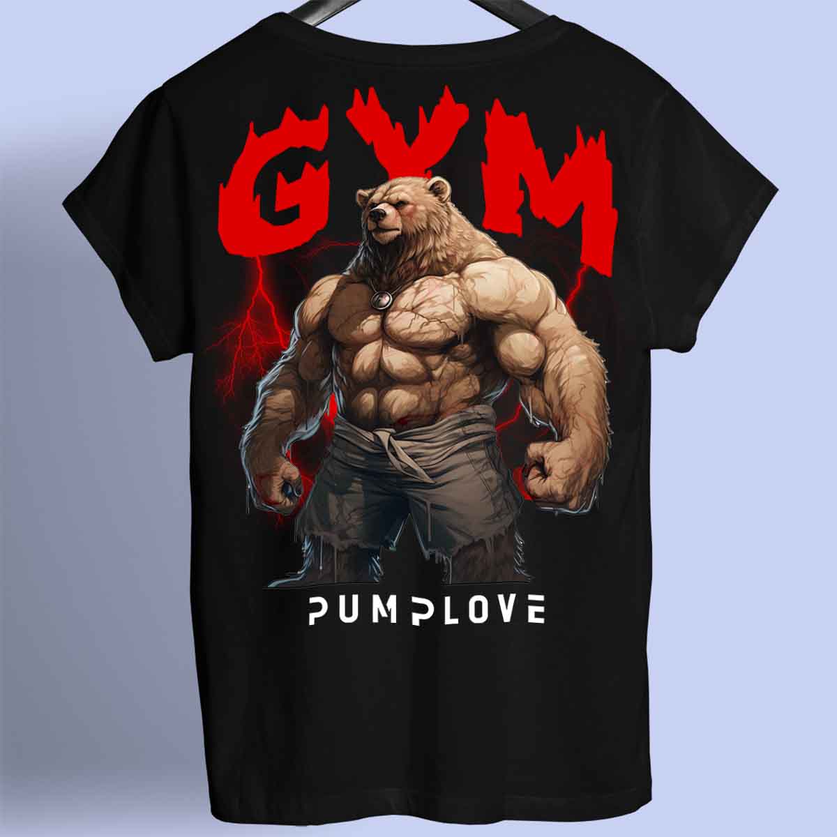 Gym Near - Camisa Premium Unissex Estampa Traseira