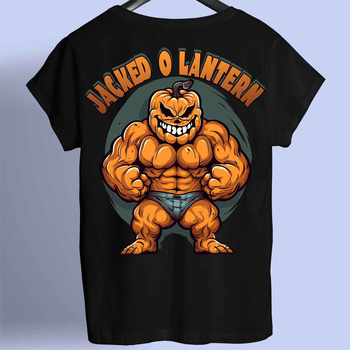 Jacked o Lantern - Camiseta Premium Unissex Backprint