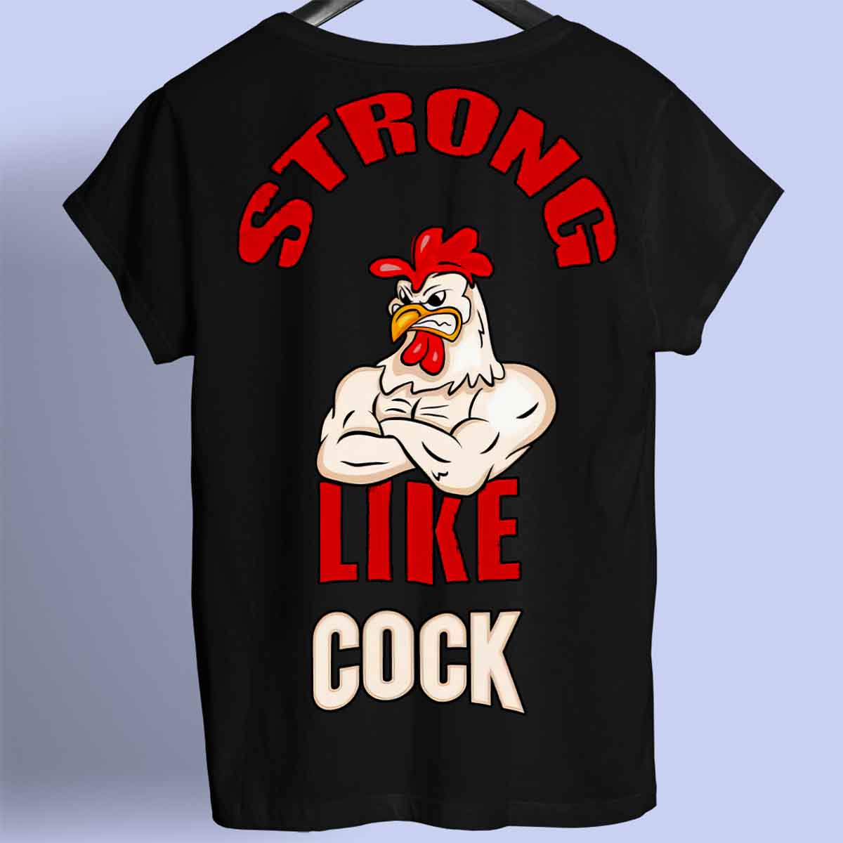 Strong Like - Camiseta Premium Unissex Backprint