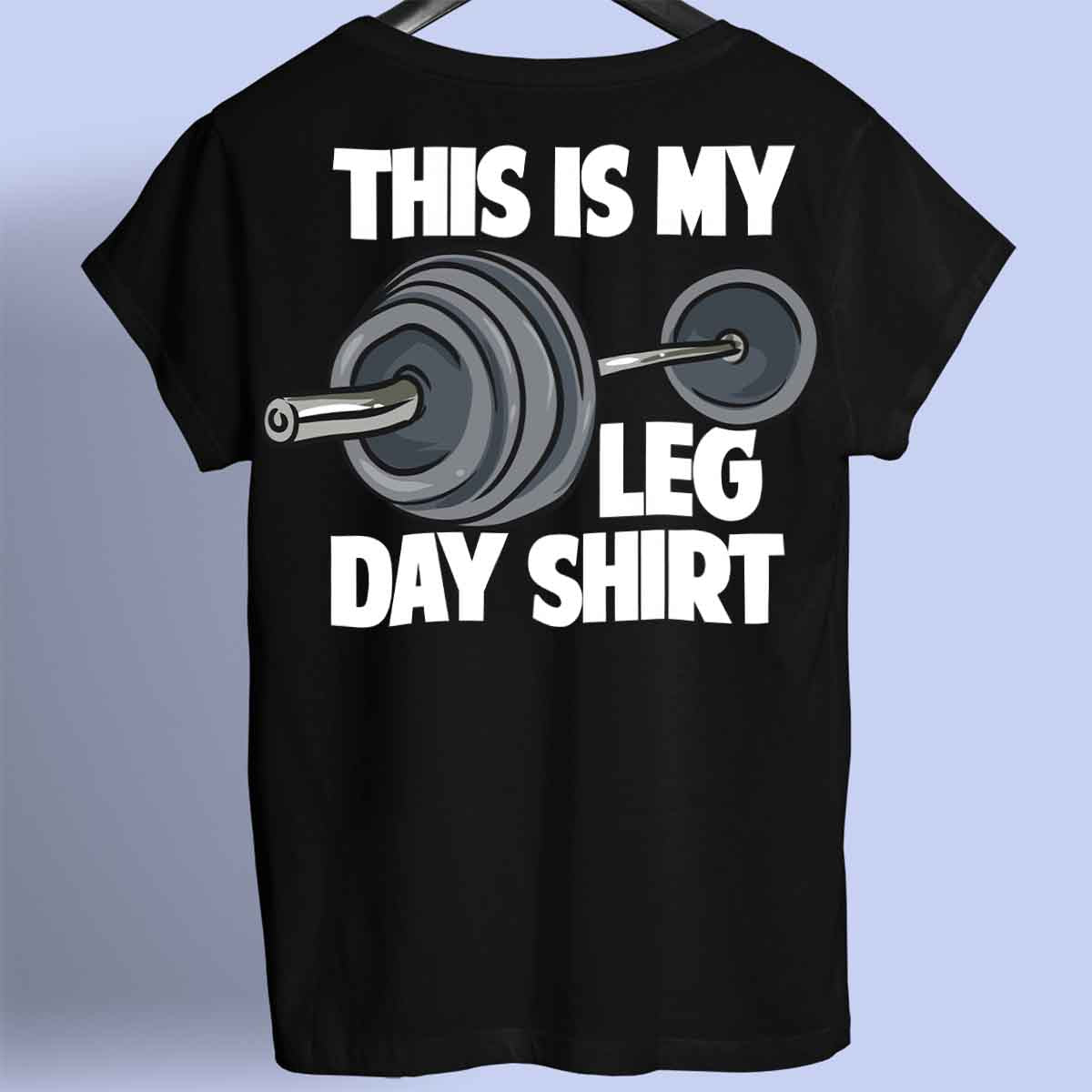 Camisa Leg Day - Camiseta Premium Unissex Backprint