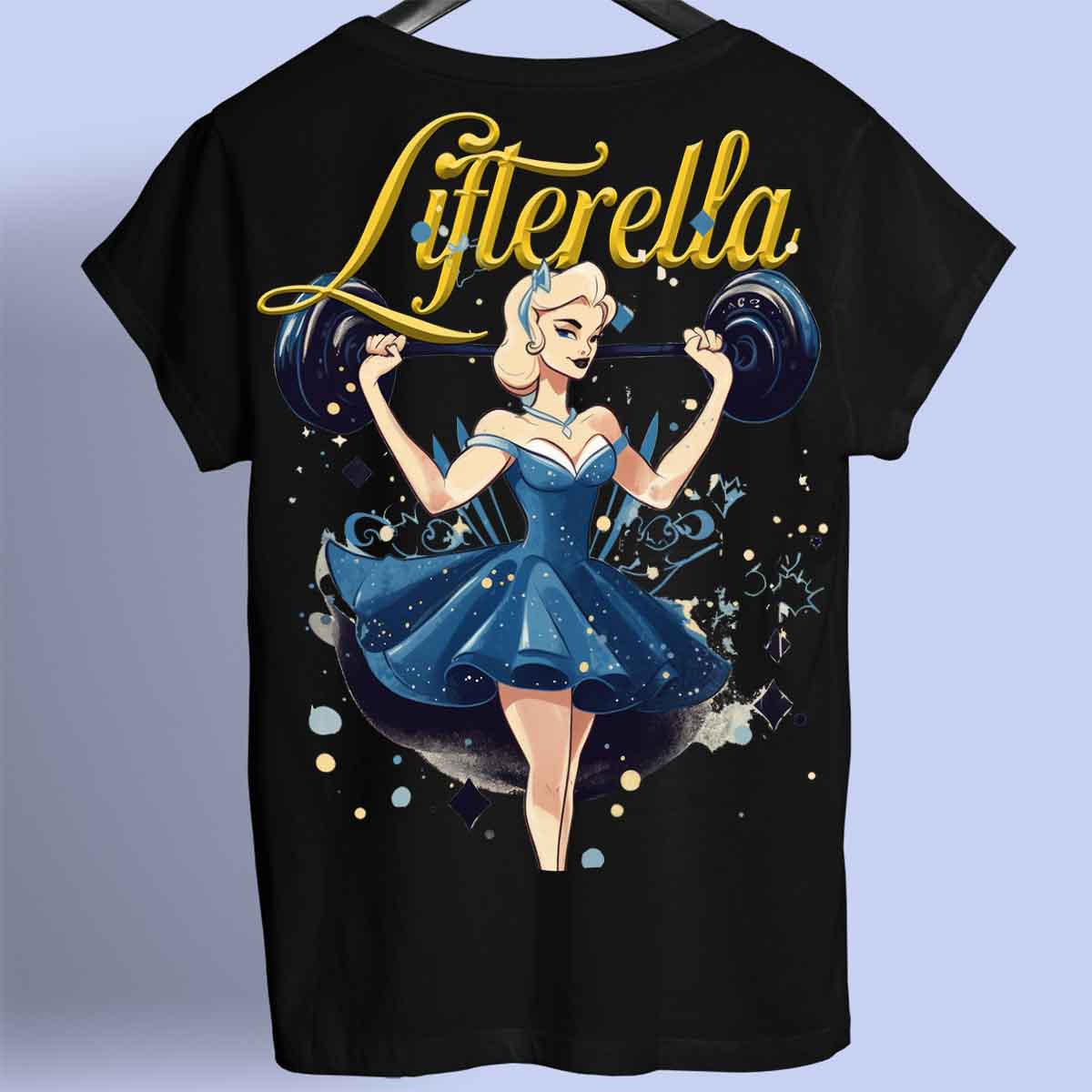 Lifterella - Camiseta Premium Unissex Backprint