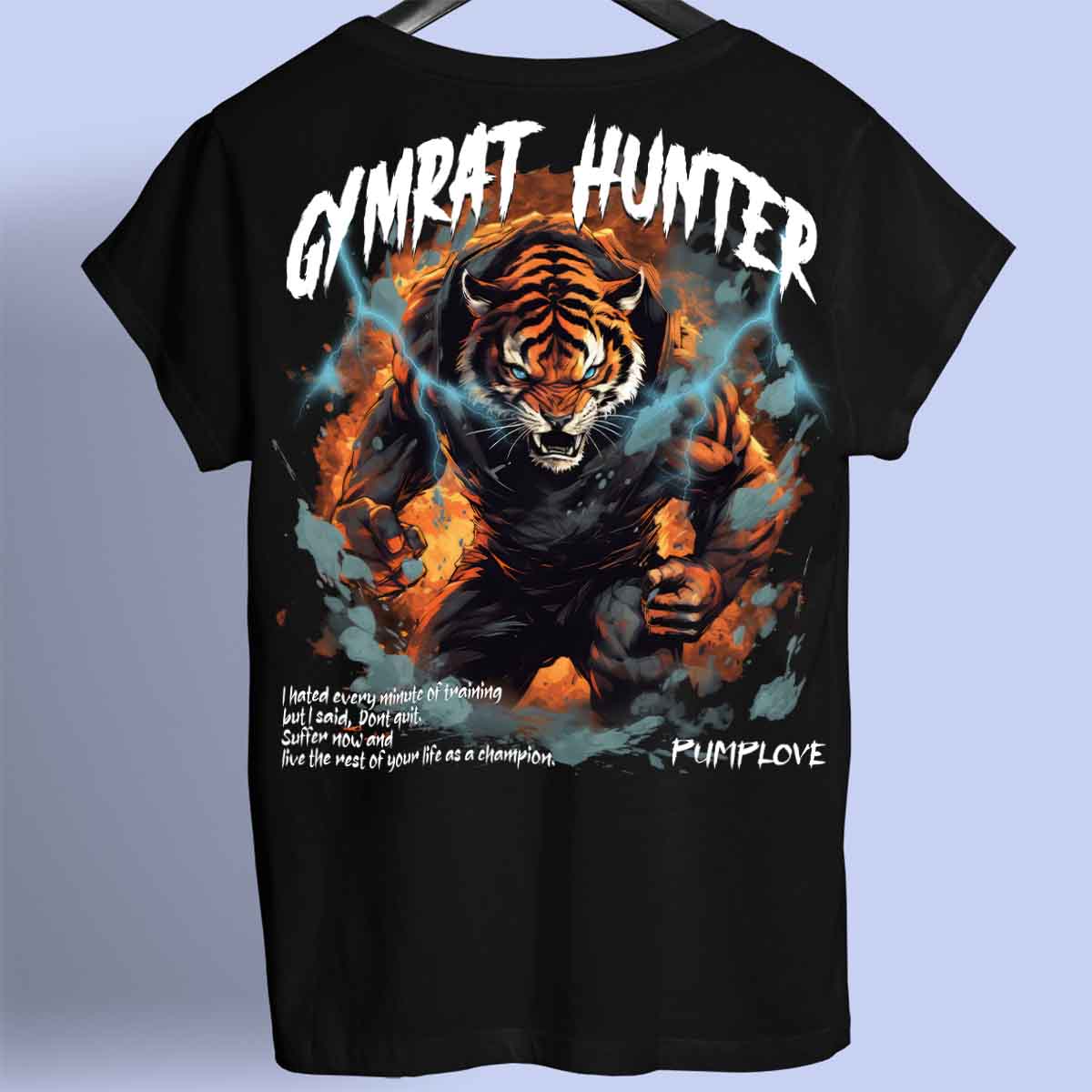 Gymrat Hunter - Camisa Premium Unissex Backprint