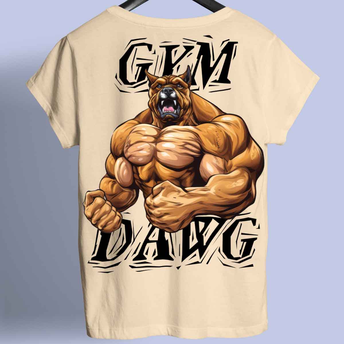 Gym Dawg - Camiseta Premium Unissex Backprint