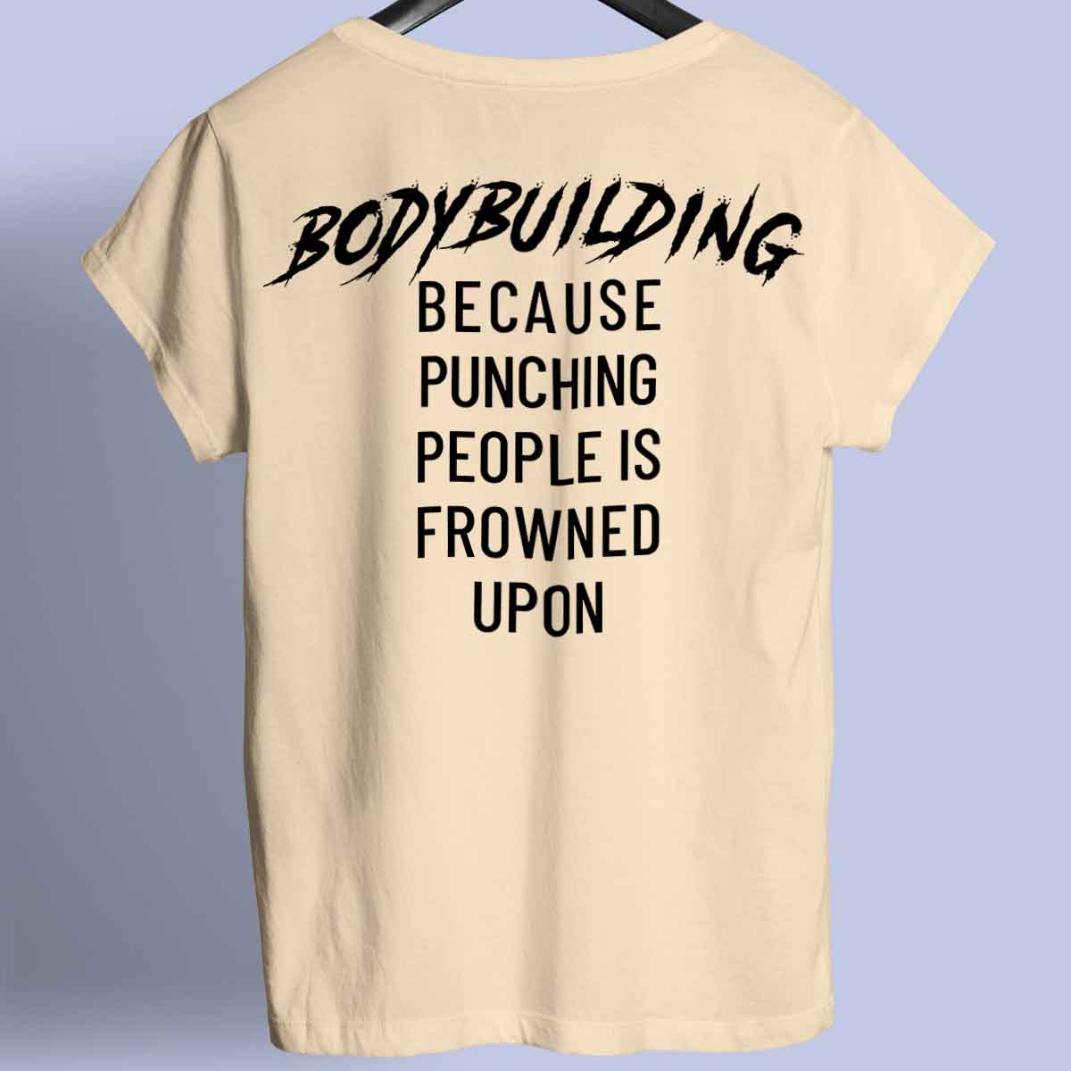 Punching - Camiseta Premium Unissex Backprint