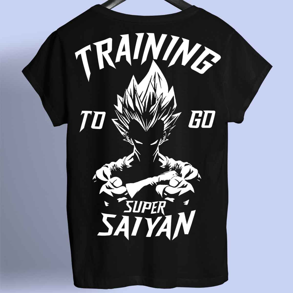 Super Saiyan - Camiseta Premium Unissex Backprint