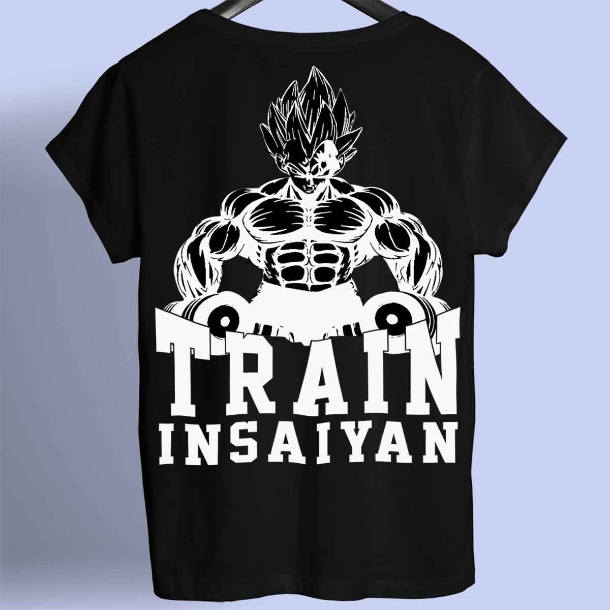 Train Insaiyan - Camiseta Premium Unissex Backprint