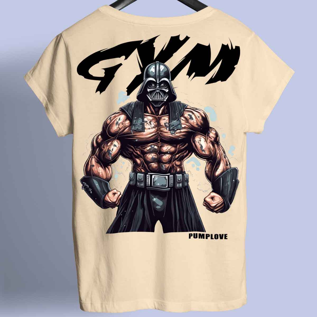 Gym Vader - Camiseta Premium Unissex Backprint