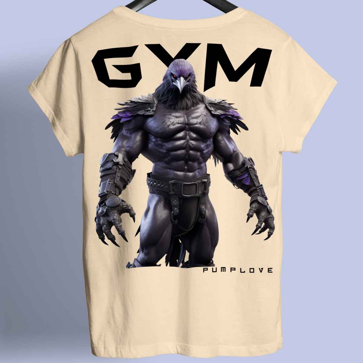 Gym Raven - Camiseta Premium Unissex Backprint