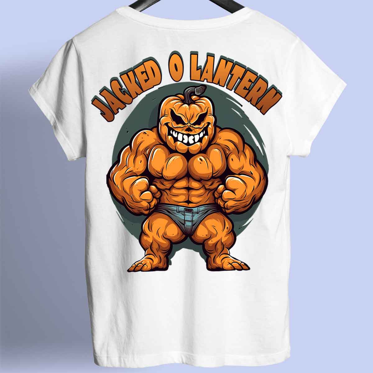 Jacked o Lantern - Camiseta Premium Unissex Backprint