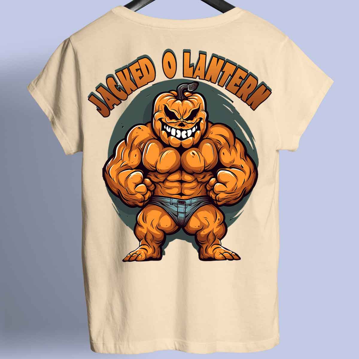 Jacked o Lantern - Camiseta Premium Unissex Backprint