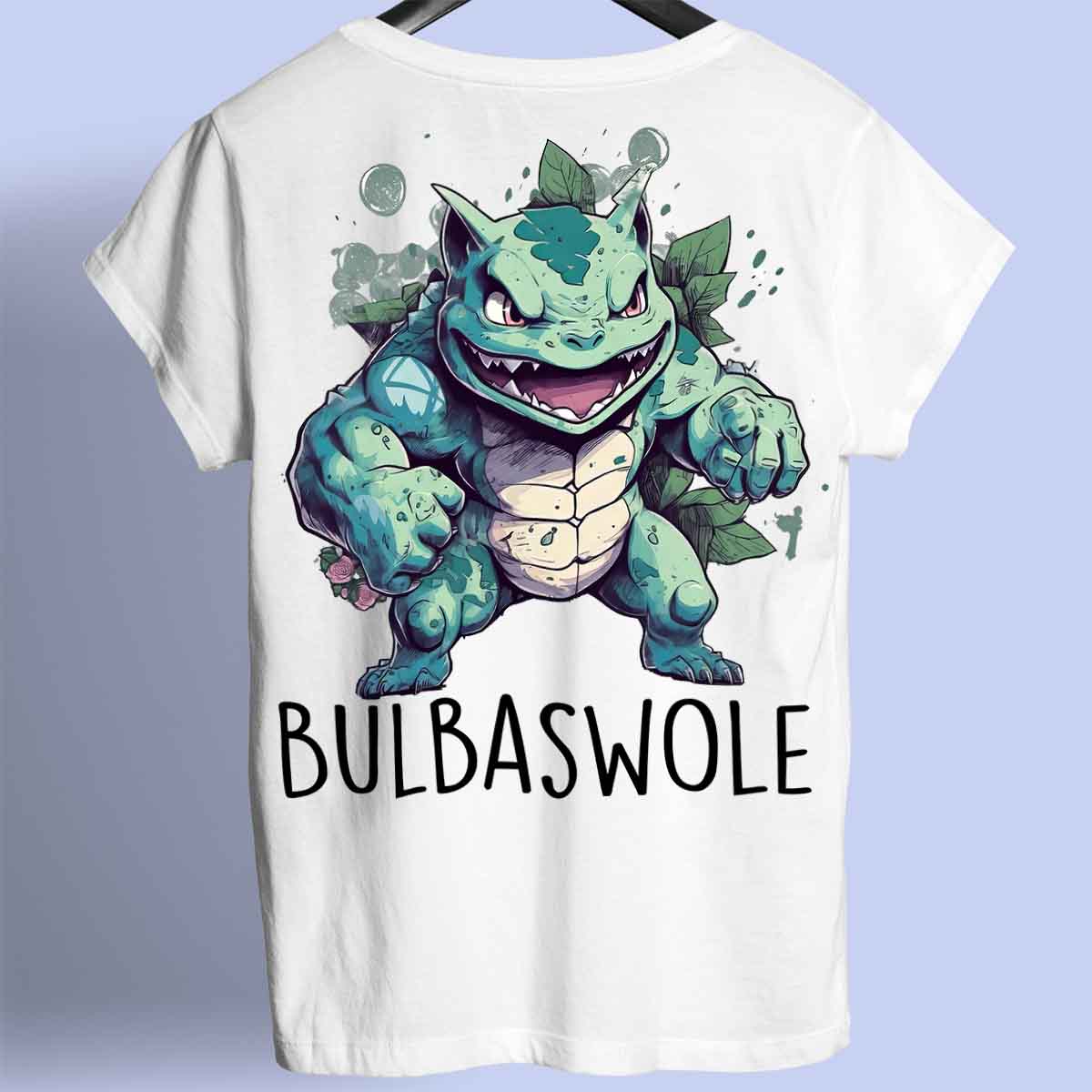 Bulbaswole - Camisa Premium Unissex Backprint