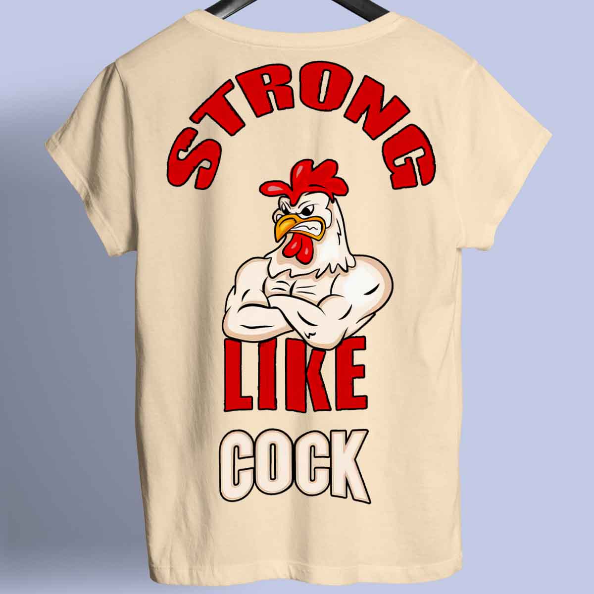 Strong Like - Camiseta Premium Unissex Backprint