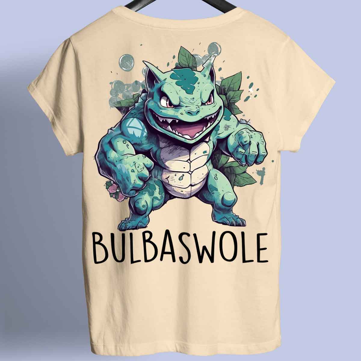 Bulbaswole - Camisa Premium Unissex Backprint