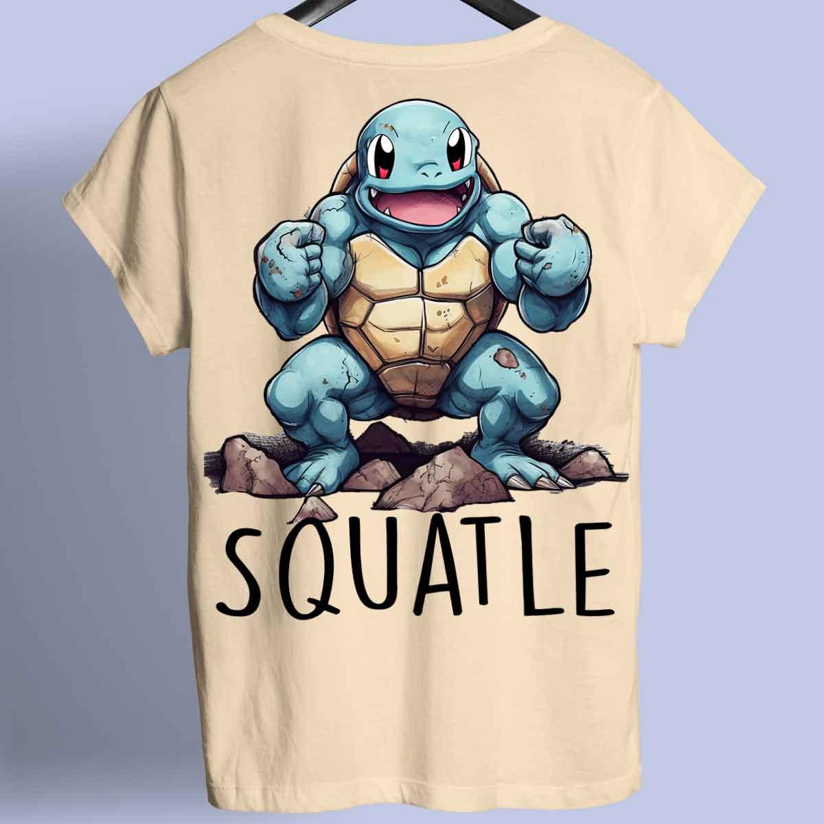 Squatle - Premium T-Shirt Unisex Backprint