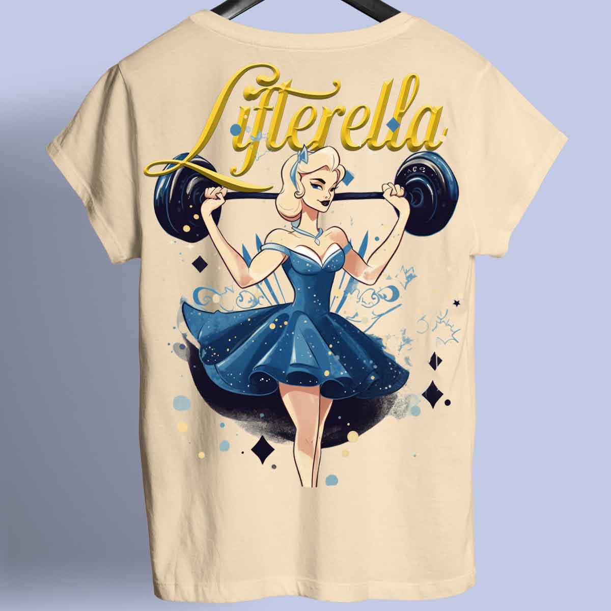 Lifterella - Camiseta Premium Unissex Backprint