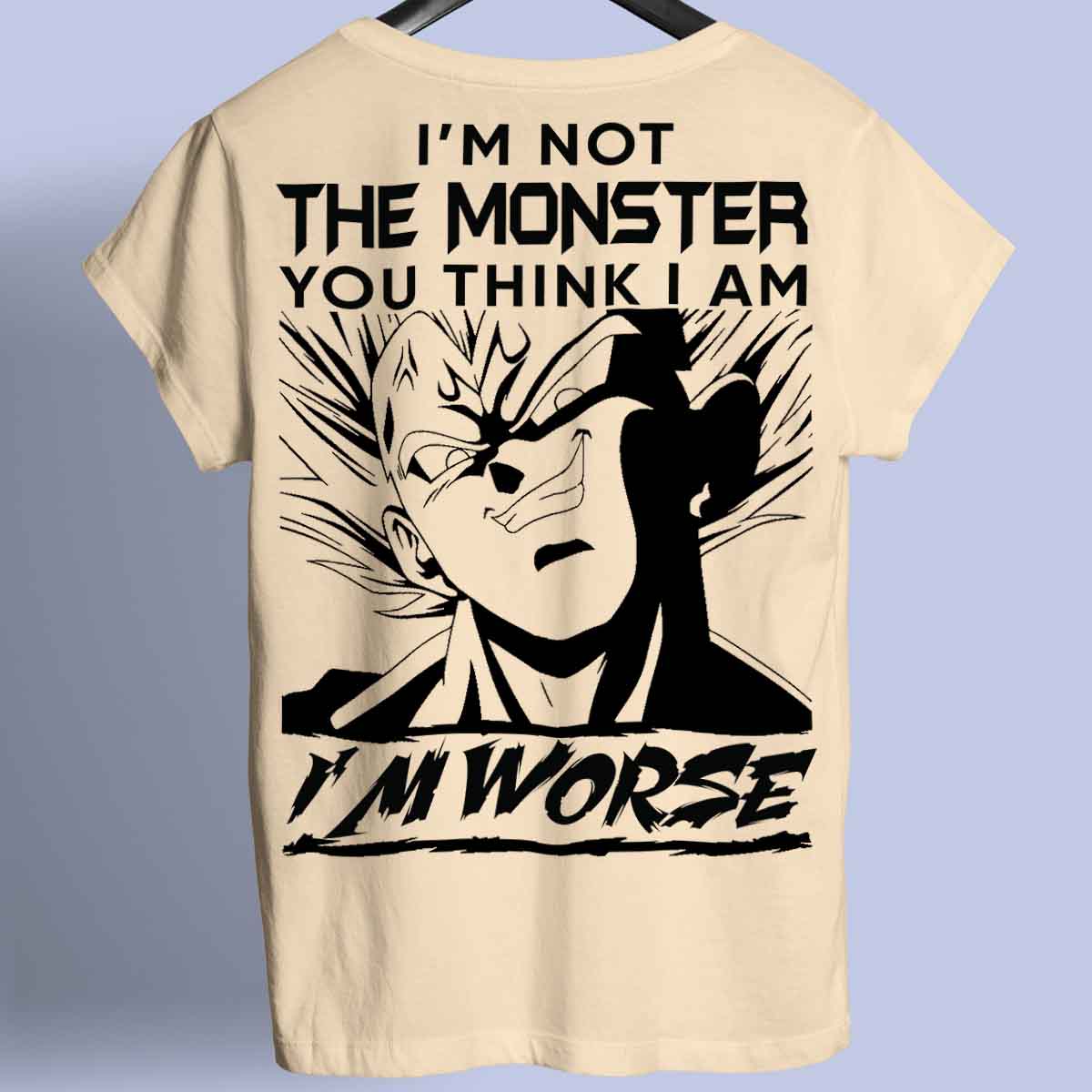 Monster - Camiseta Premium Unissex Backprint