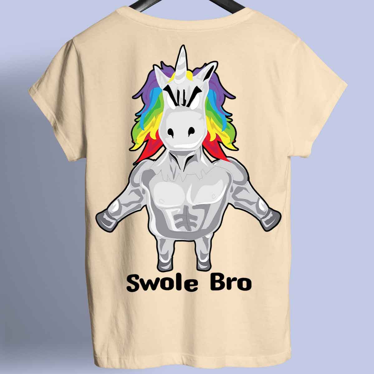 Swole Bro - Camisa Premium Unissex Backprint