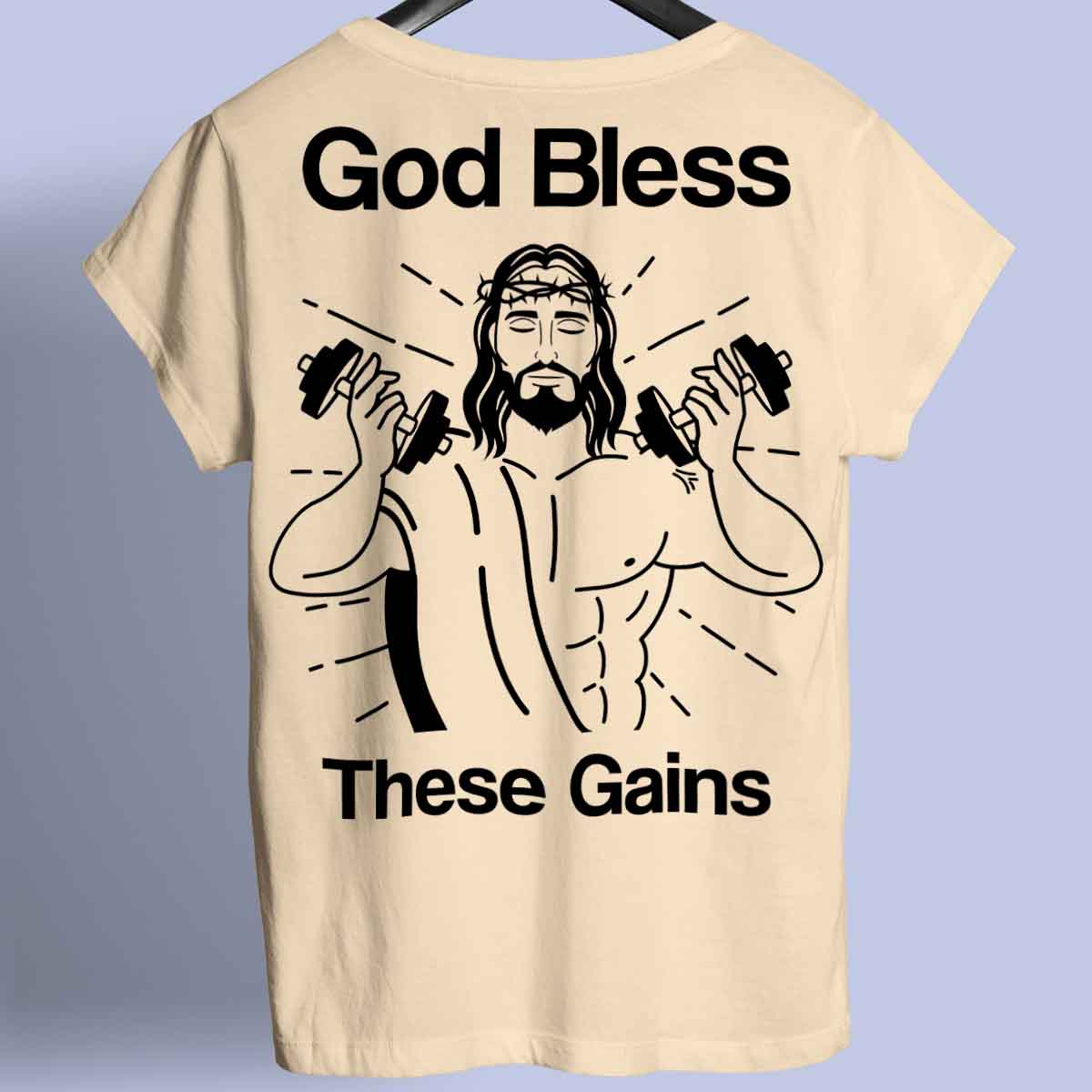 God Bless - Camiseta Premium Unissex Backprint