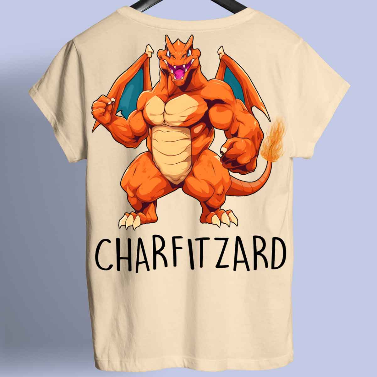 Charfitzard - Camiseta Premium Unissex Backprint