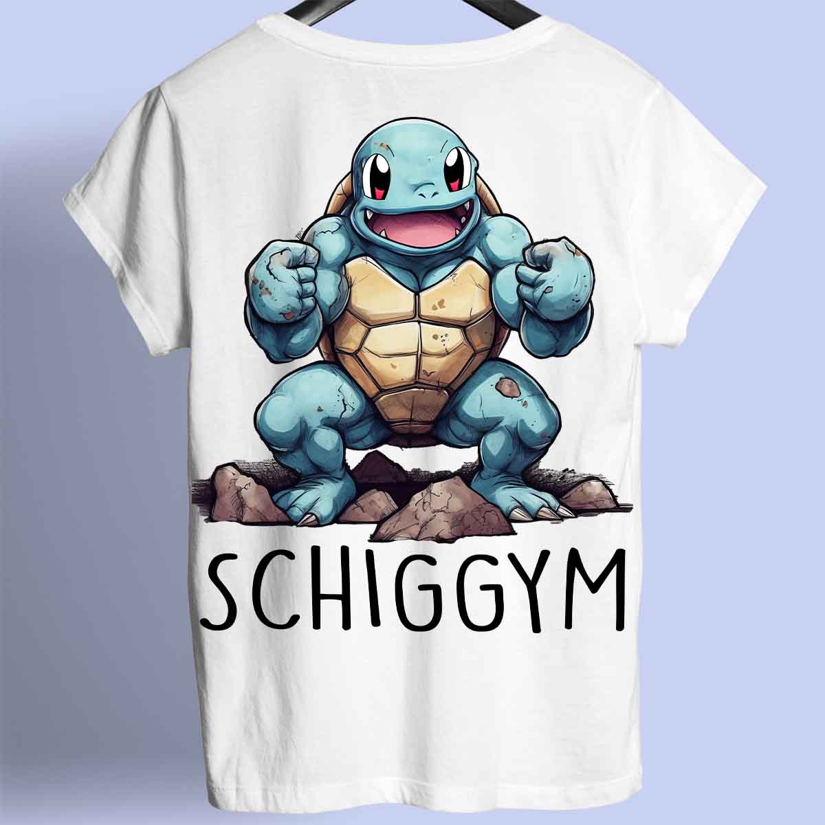 Schiggym - Camiseta Premium Unissex Backprint