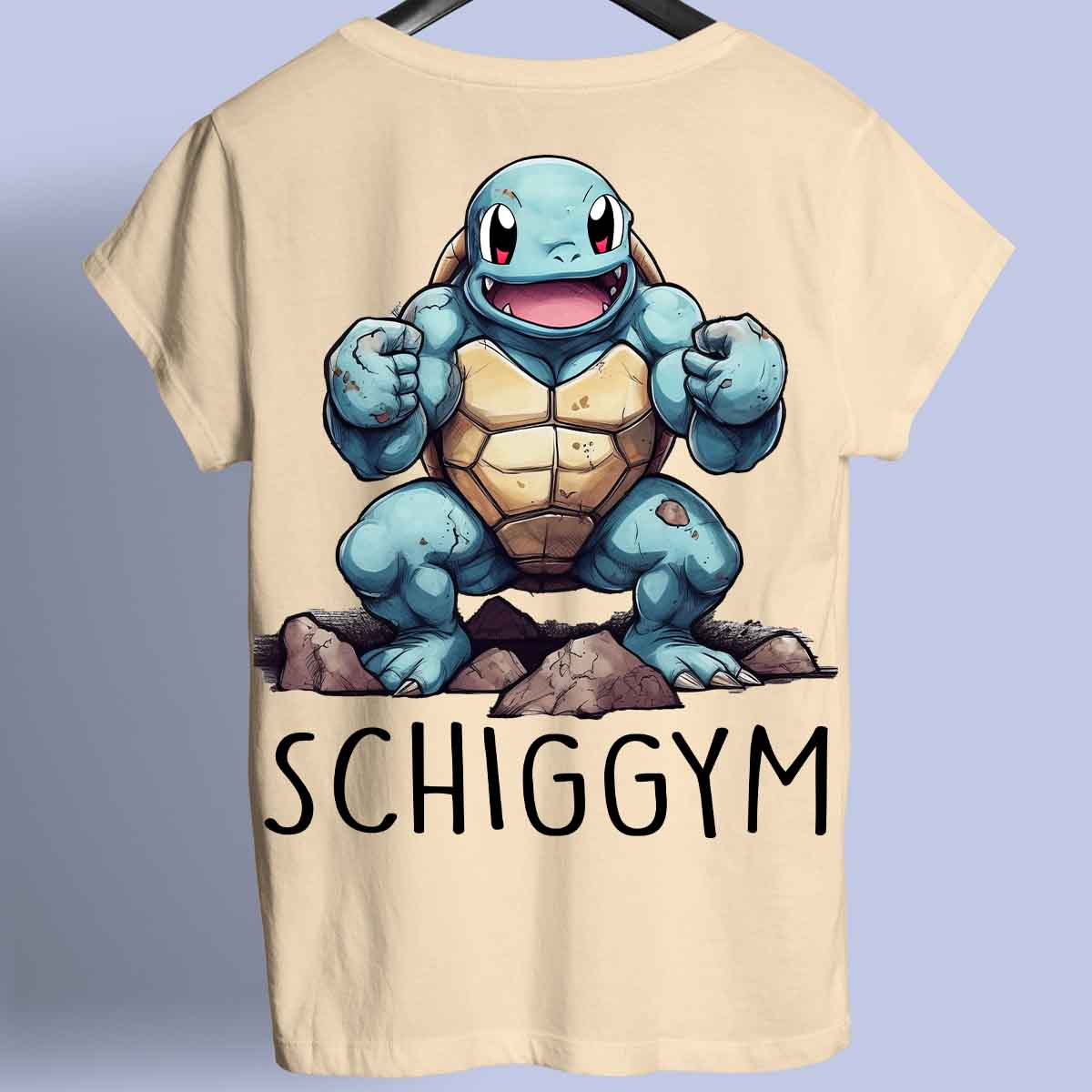 Schiggym - Camiseta Premium Unissex Backprint