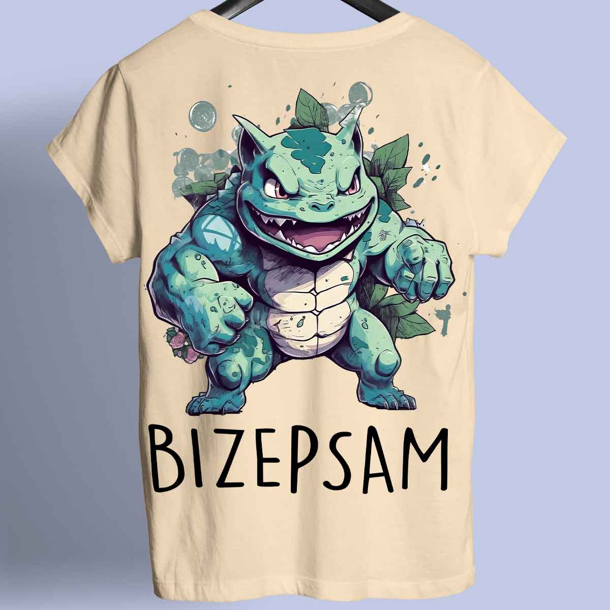 Bicepsam - Camiseta Premium Unissex Backprint