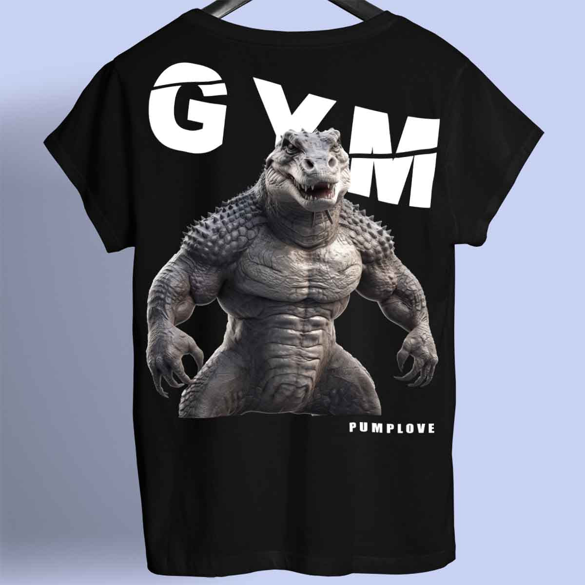 Gym Alligator - Premium T-Shirt Unisex Backprint