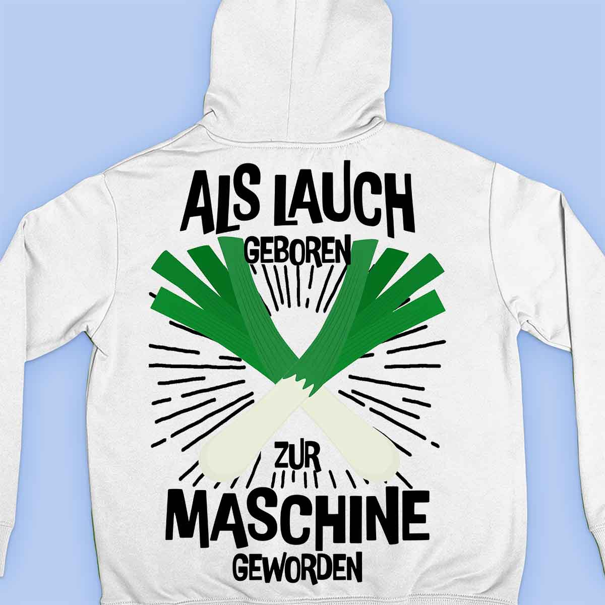 Machine Become - Premium Hoodie Unisex Backprint